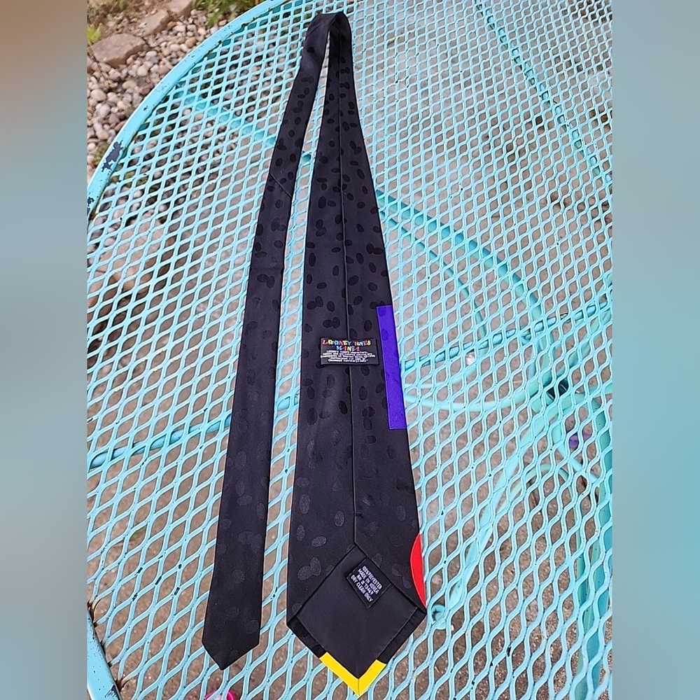 Vintage 1995 Looney Tunes Mania Tie Tweety Taz Bugs Daffy Sylvester - Picture 3 of 5